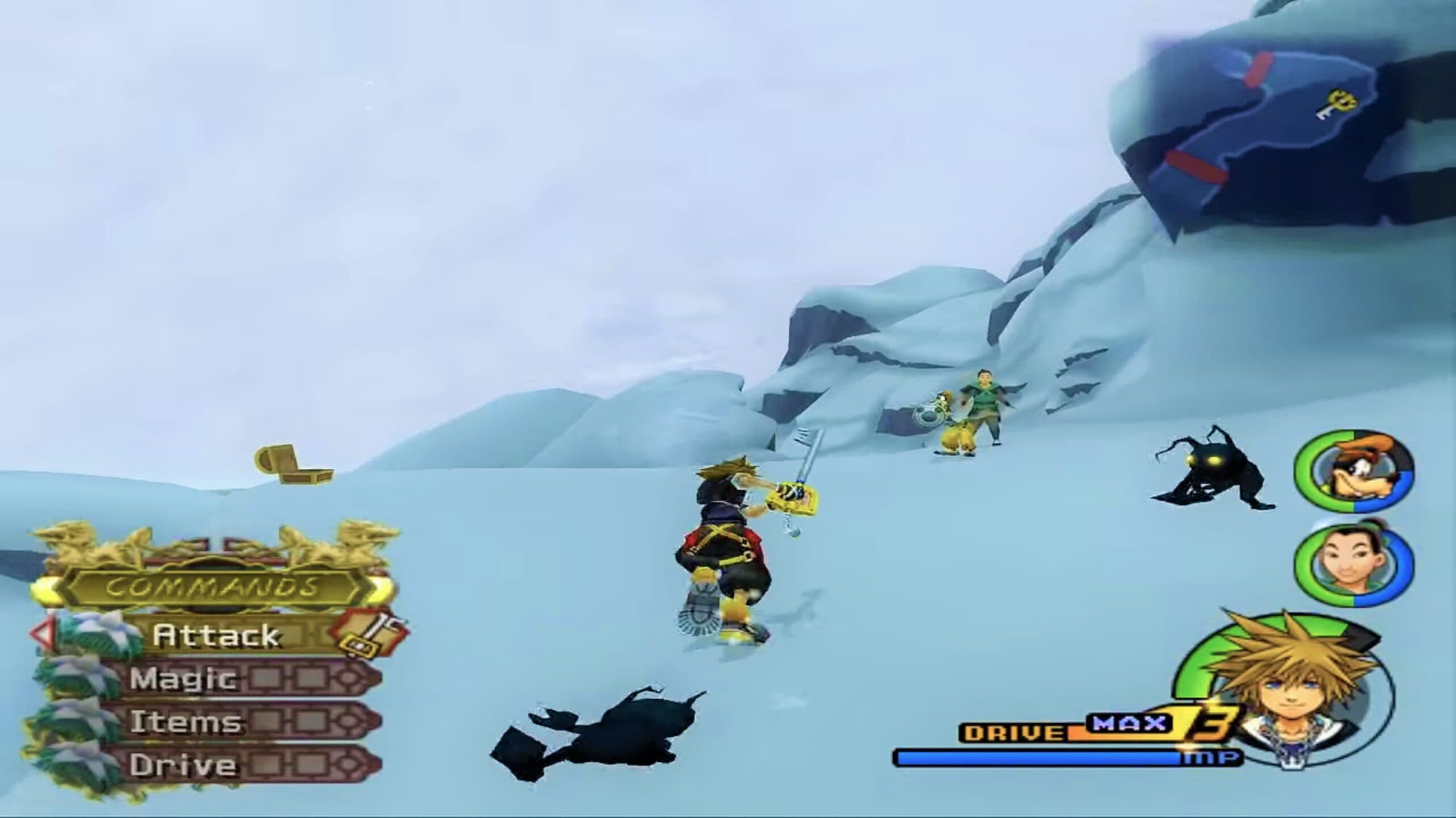 Screenshot from Kingdom Hearts II