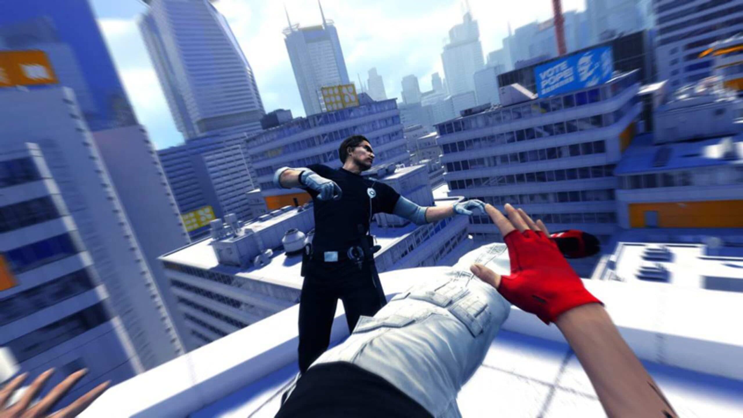 Screenshot from Mirror's Edge