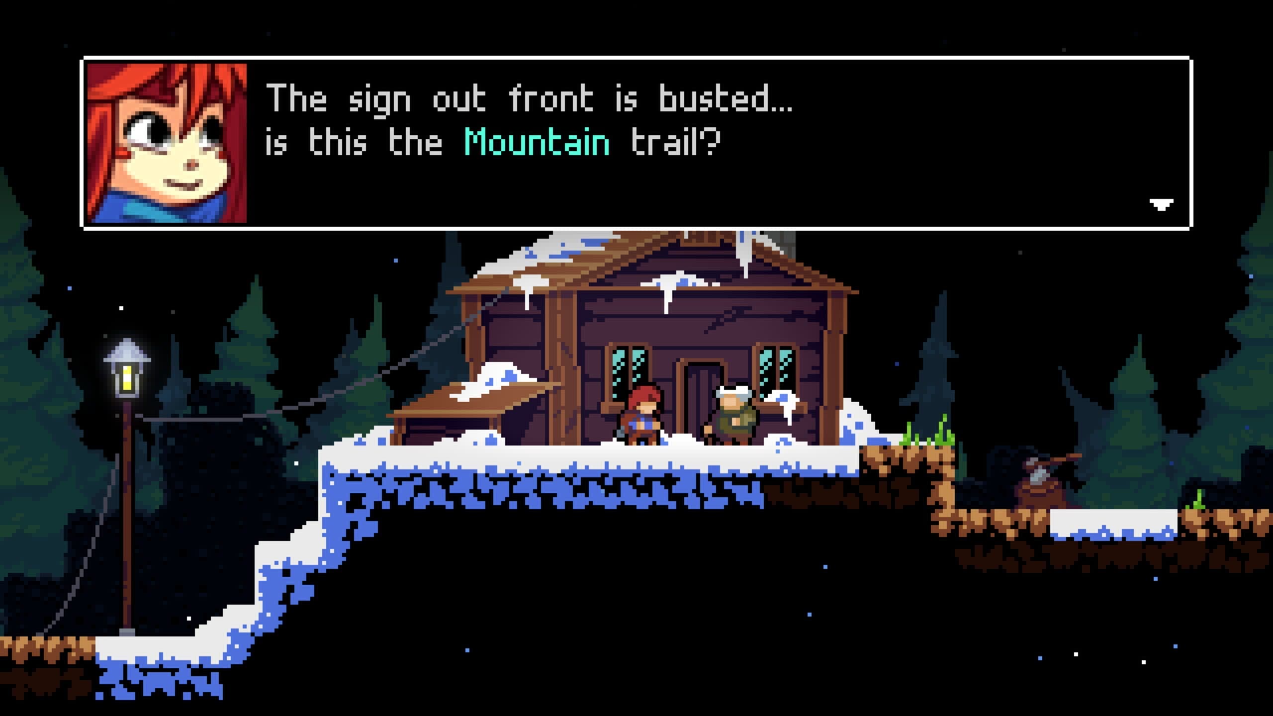 Screenshot from Celeste