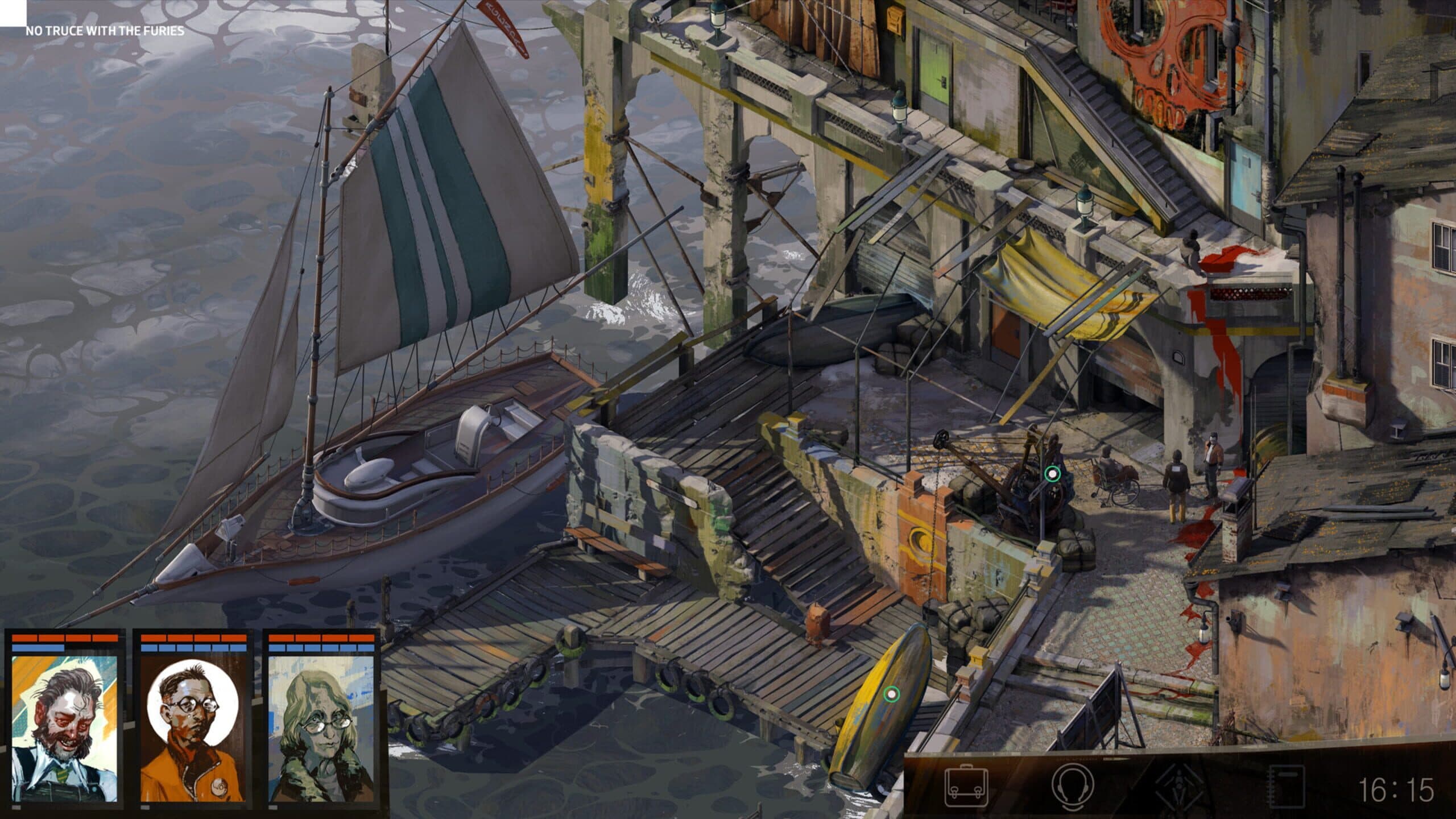 Screenshot from Disco Elysium