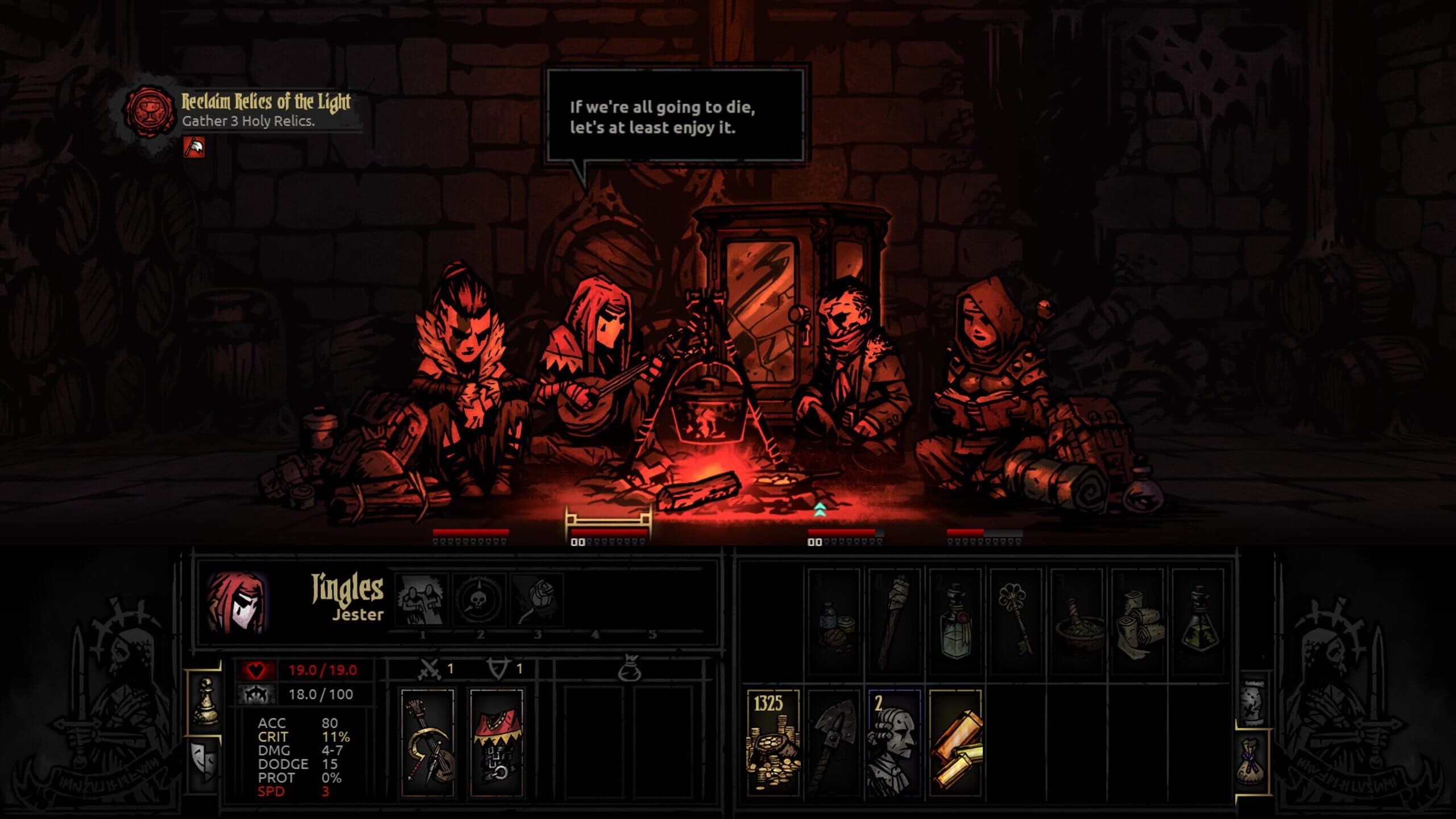 Screenshot from Darkest Dungeon