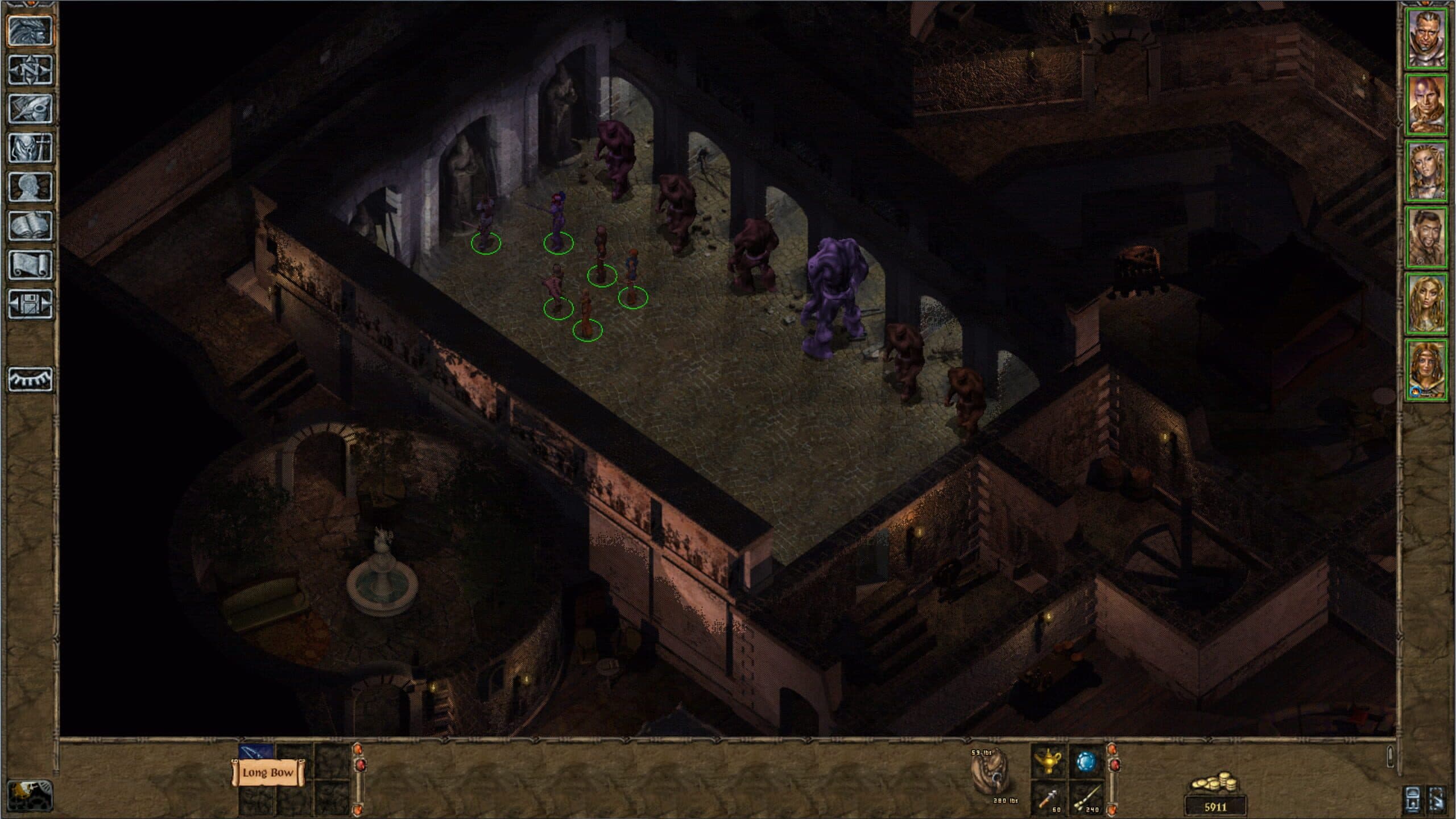 Screenshot from Baldur's Gate II: Shadows of Amn