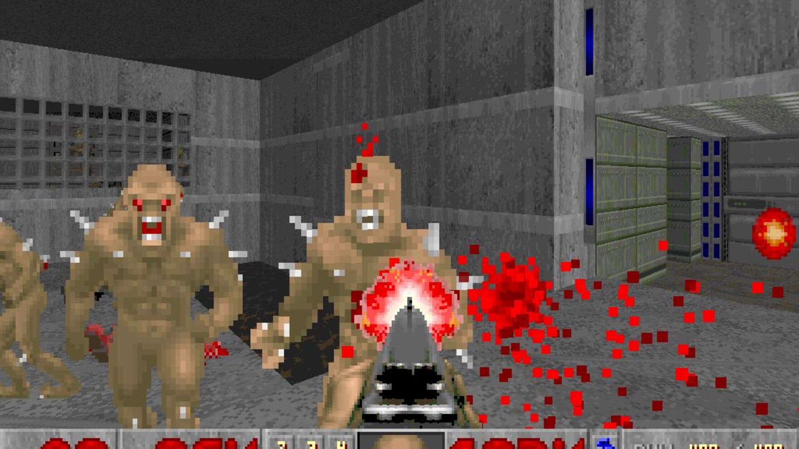 Screenshot from Doom II: Hell on Earth