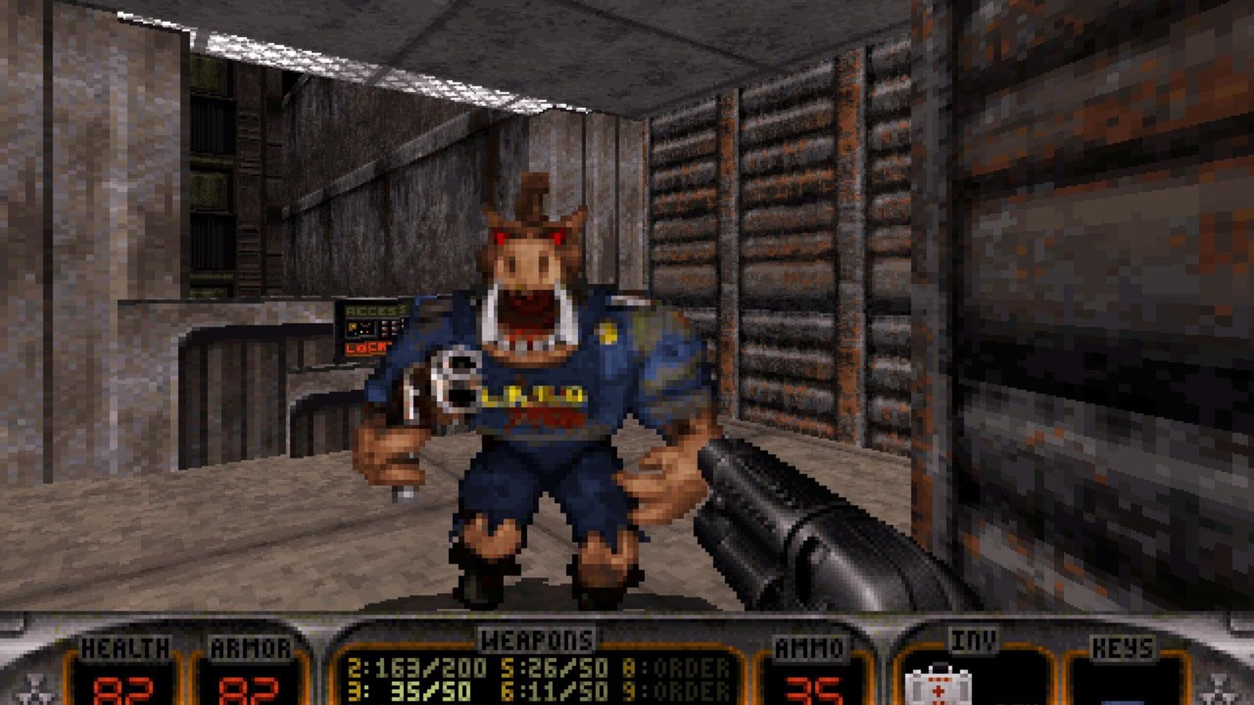 Screenshot from Duke Nukem 3D