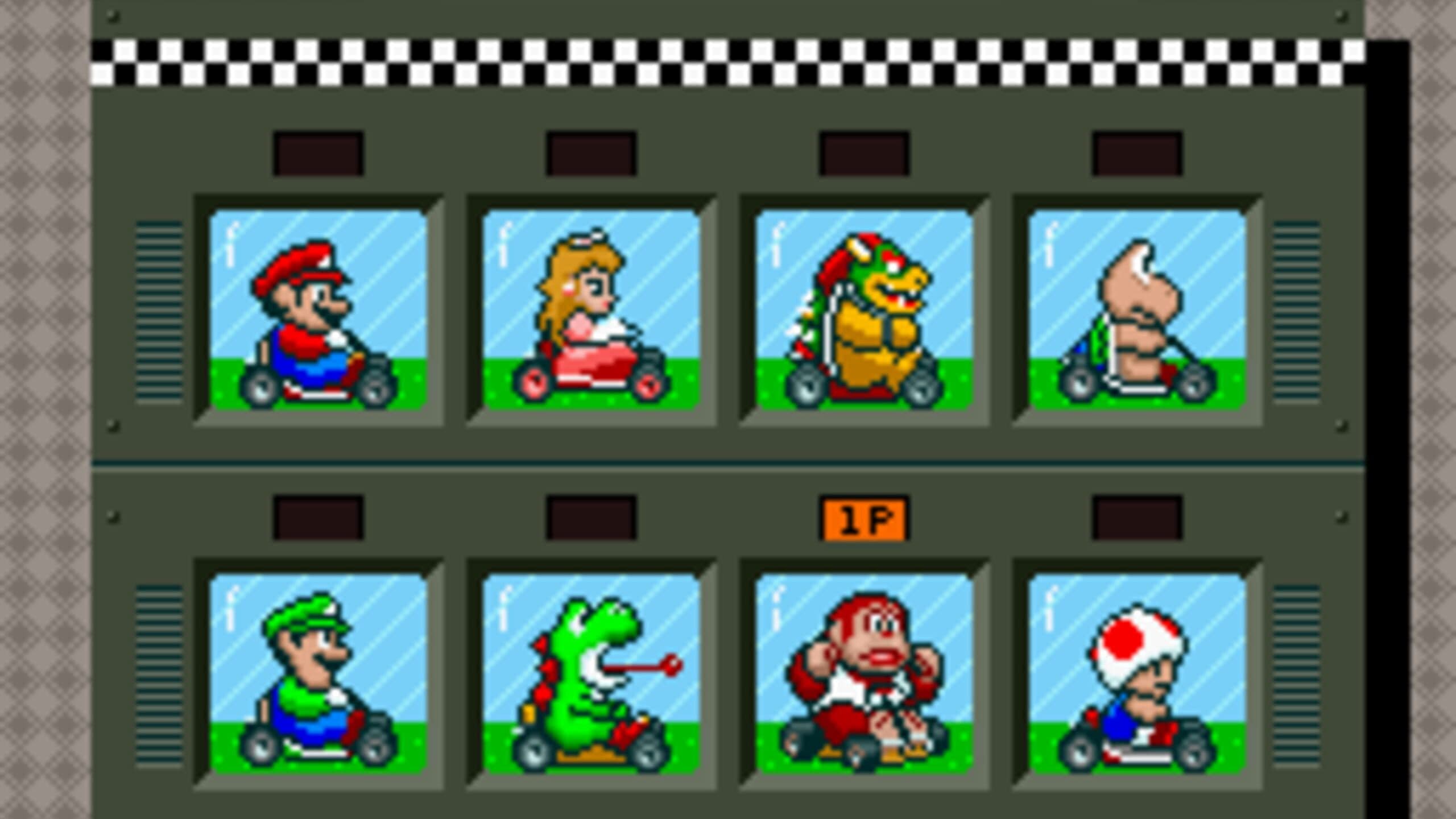 Screenshot from Super Mario Kart