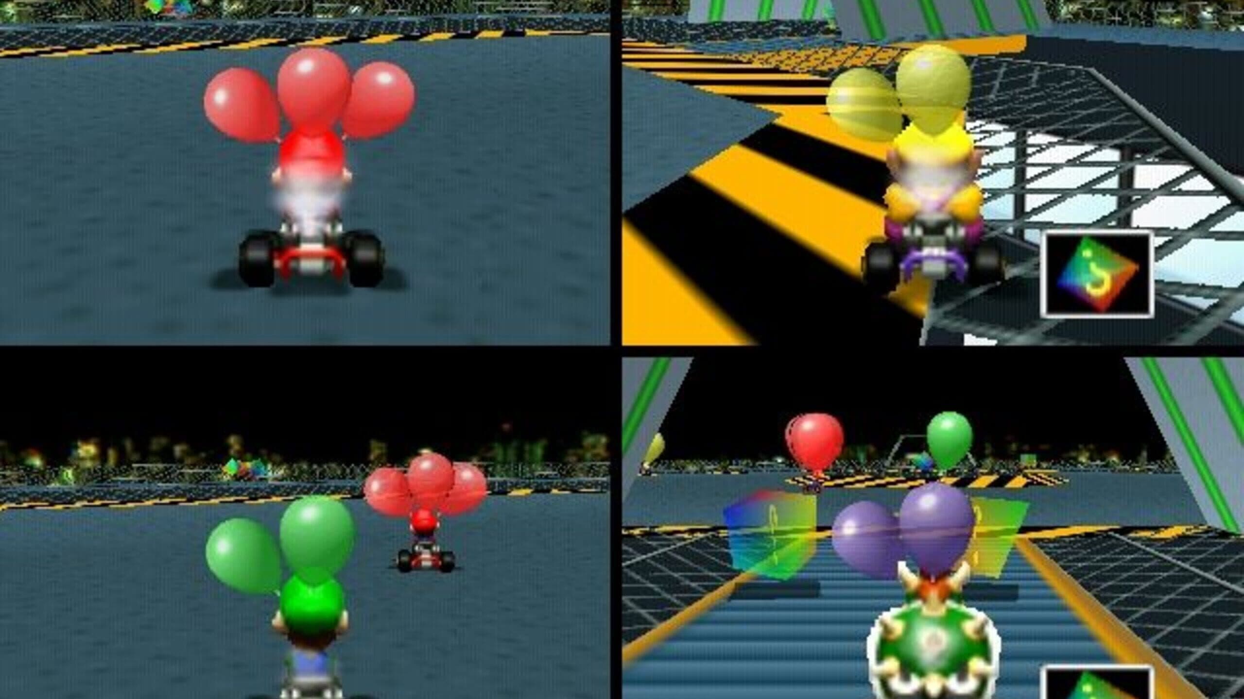 Screenshot from Mario Kart 64