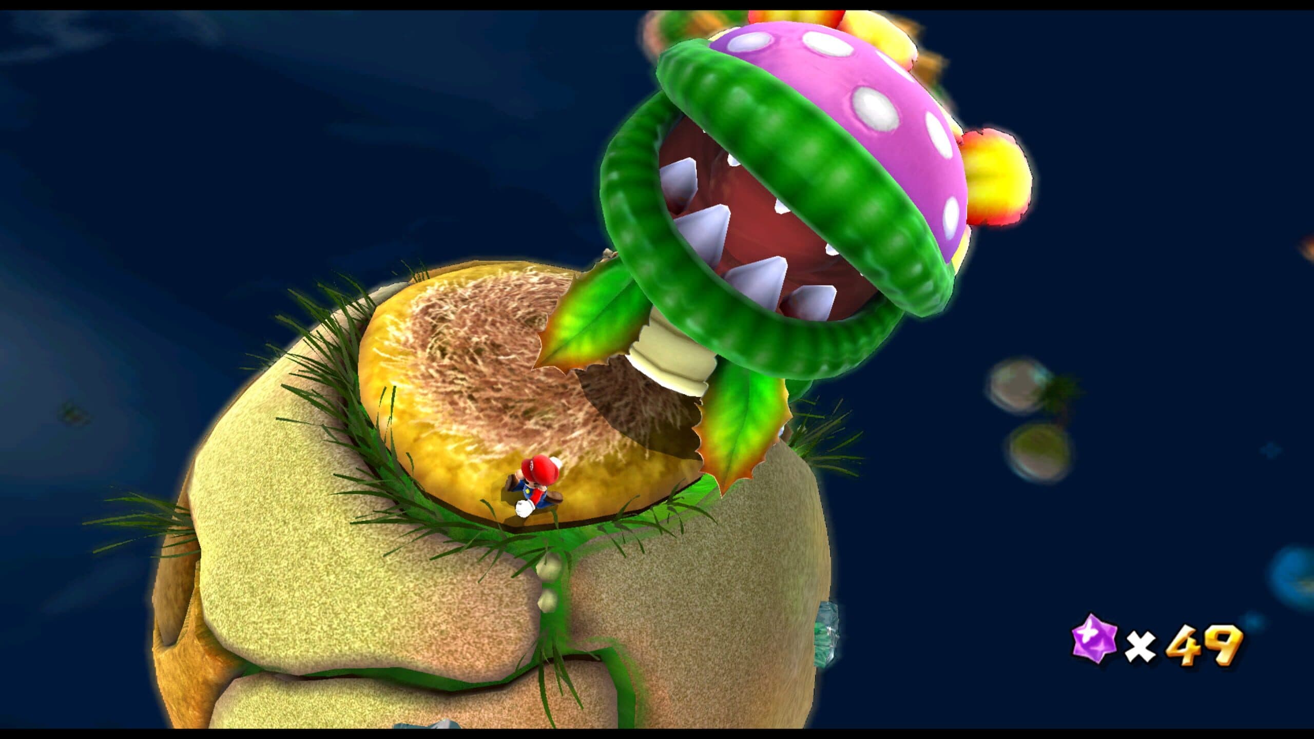 Screenshot from Super Mario Galaxy