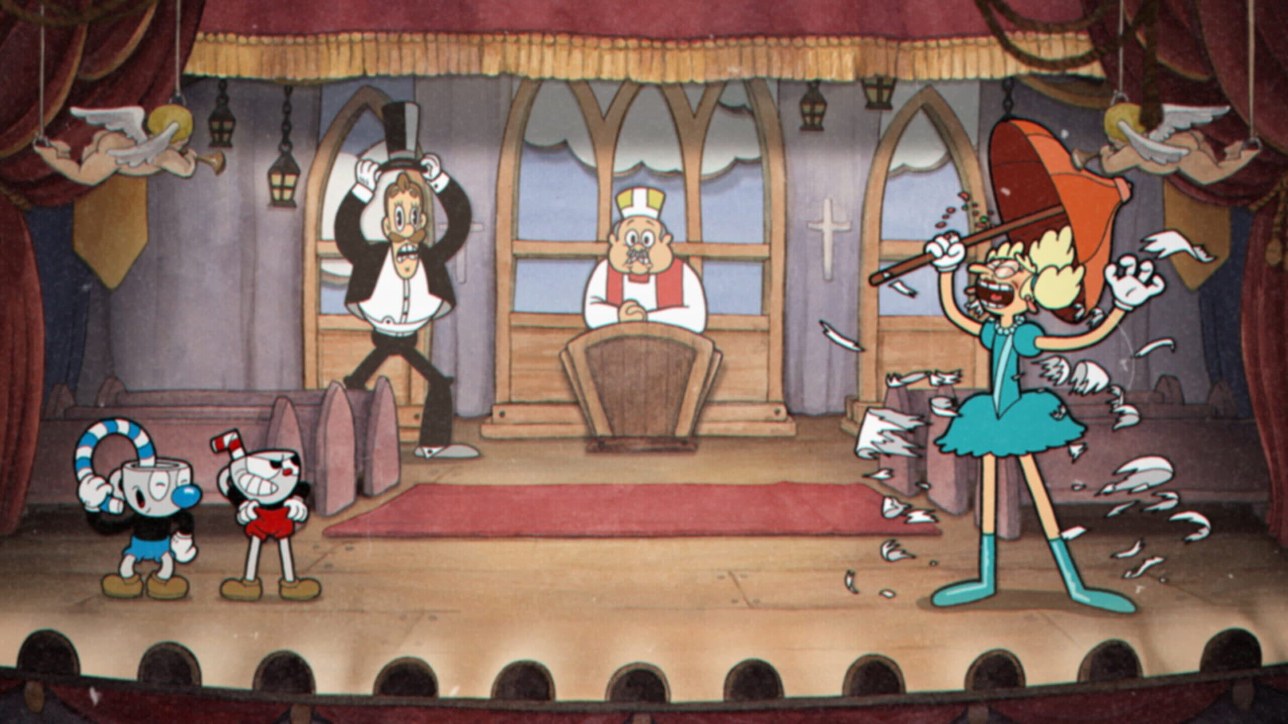 Screenshot from Cuphead